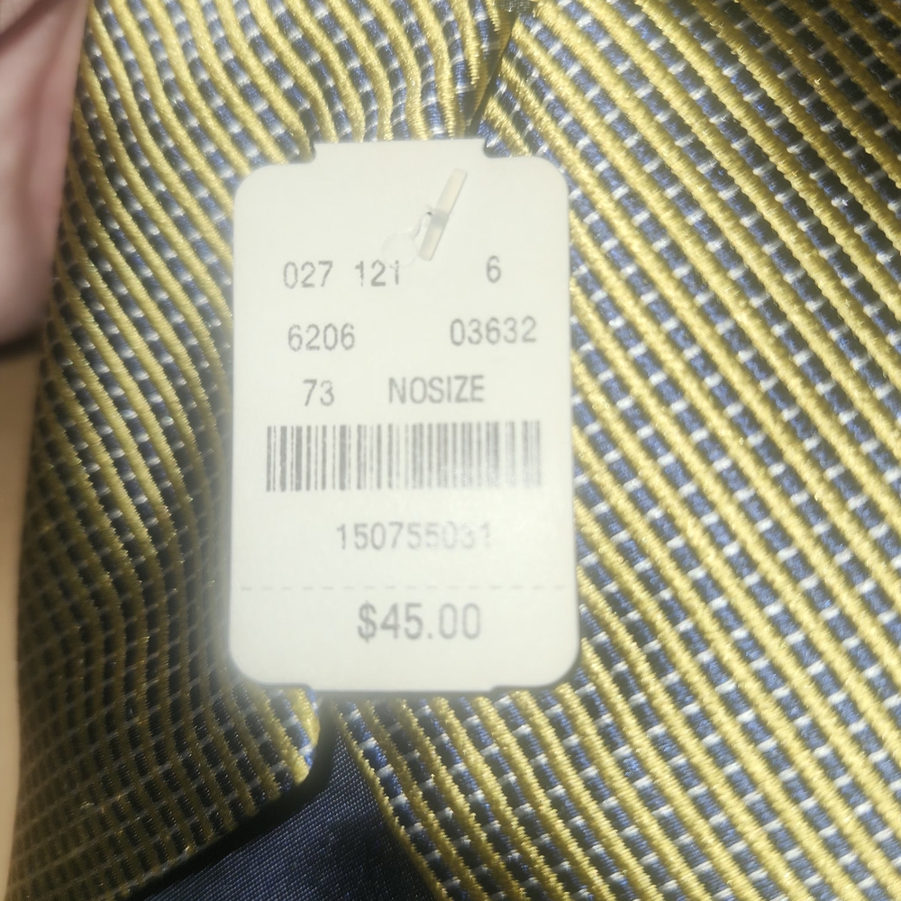 Brooks Brothers Gold and Navy Textured Sport Coat
